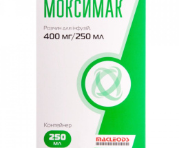 Моксимак розчин для інфузій 400 мг/250 мл №1