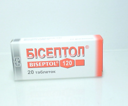 Бісептол таблетки 0,12 №20