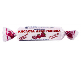 Аскорбінка -КВ зі смаком Полуниці таблетки 25мг №10