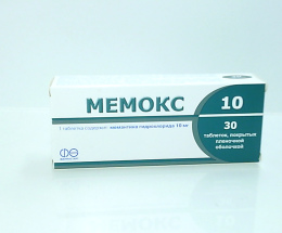 Мемокс 10 таблеткив/о 10мг №30