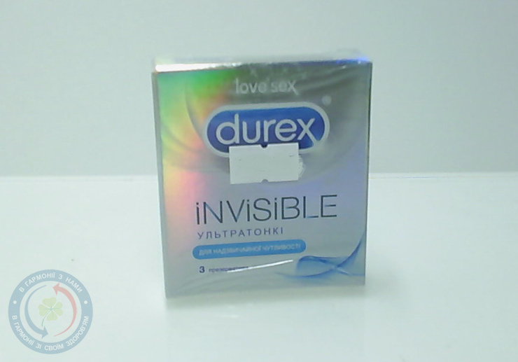 Презерв. Durex Invisble №3