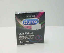 Презерв. Durex Dual Extase №3