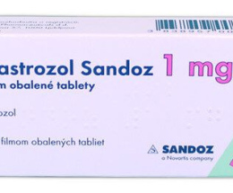 Анастрозол-Сандоз таблеткивкриті оболонкою. 1мг №28