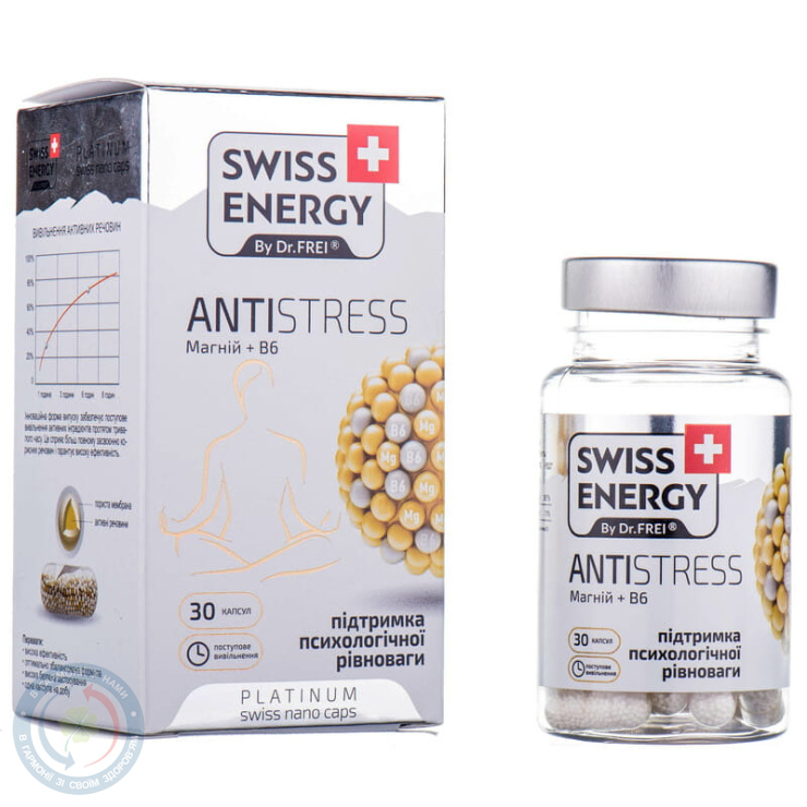 Вітаміни в капсулах Swiss Energy Antistress №30