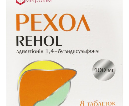 Рехол таблетки кишковорозч. 400 мг №8