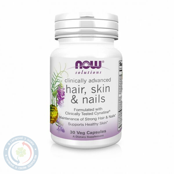 NOW clinical hair, skinandnails краса і зд NOW Foods, США