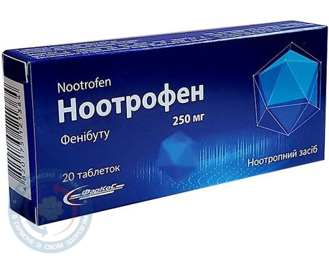Ноотрофен-Фаркос таблетки 0,25 №20