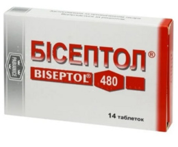 Бісептол таблетки 0,48 №14