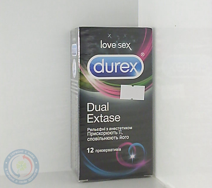 Презерв. Durex Dual Extase №12