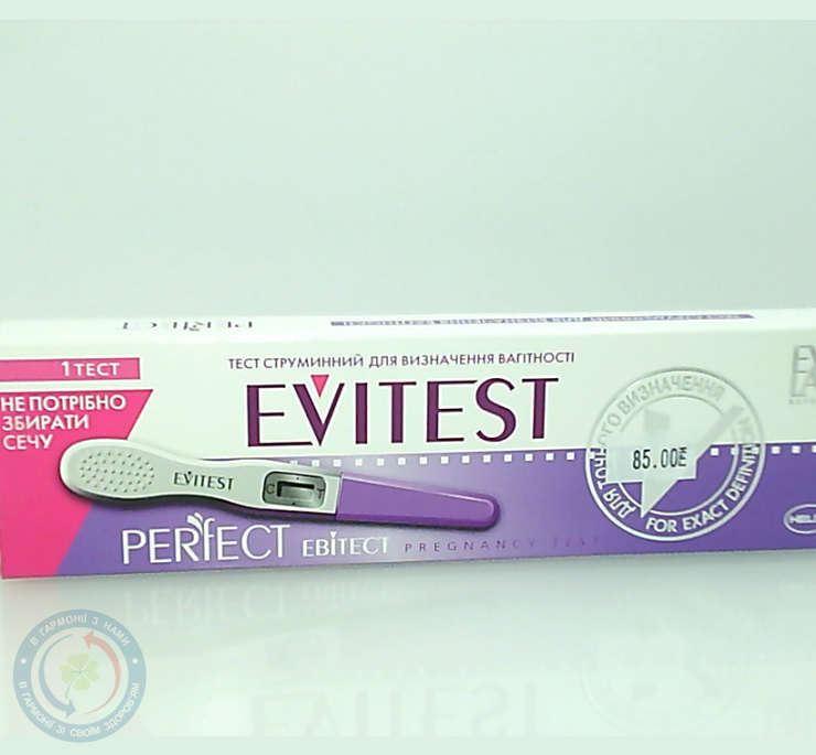 Тест на вагітність Evitest Perfect Хельм