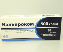 Вальпроком 500 Хроно таблеткив/о пролонг. дії №30