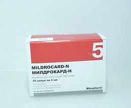 Мілдрокард-Н розчин для інєкцій 100мг/мл 5,0 №10