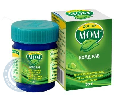 Доктор Мом мазь від простуди 20г