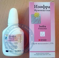 Ізофра спрей назальний 12,5мг/мл 15мл