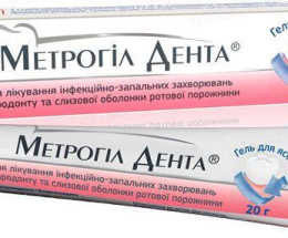 Метрогіл Дента гель стомат.д/ясен 20г