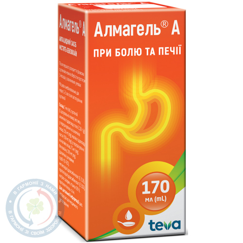 Алмагель А сусп.вн. 170мл