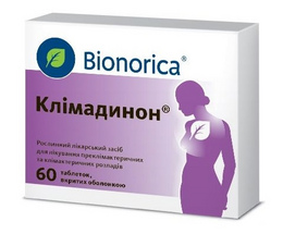 Клімадинон таблетки вкриті оболонкою 20мг №60