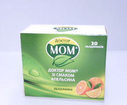 Доктор Мом апельсин пастилки від кашлю №20