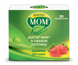 Доктор Мом полуниця пастилки від кашлю №20