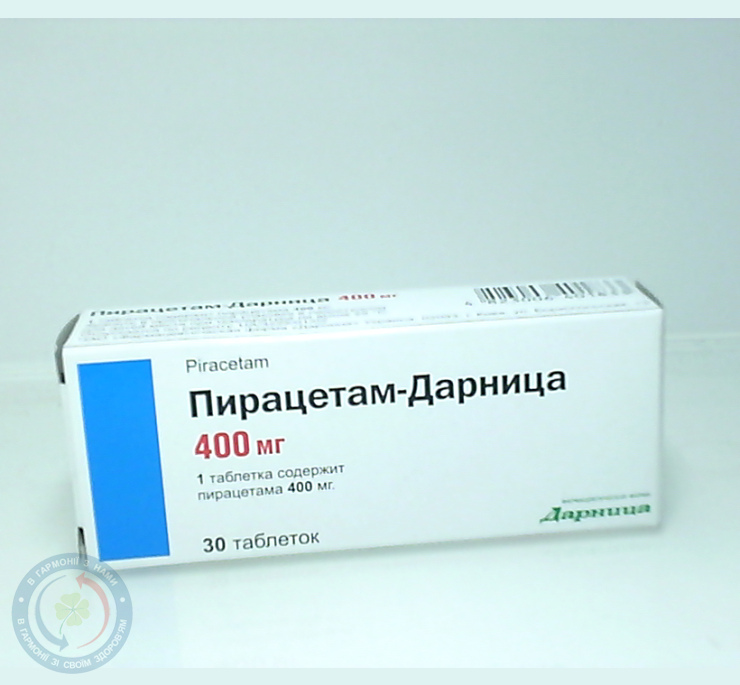 Пірацетам-Дарниця таблетки 0,4 №30