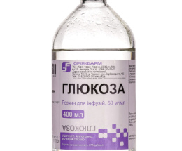 Глюкоза розчин для інфузій 5%-400,0