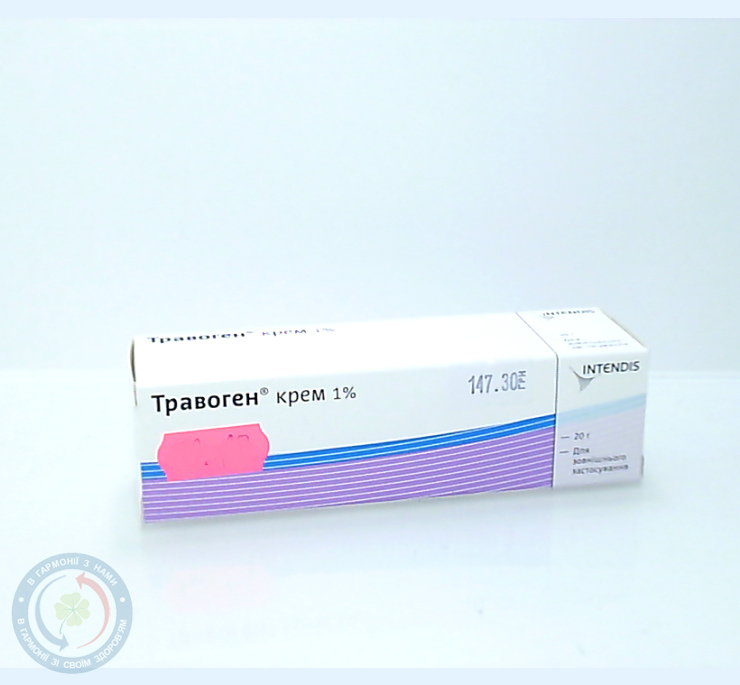Травоген крем 1% 20,0