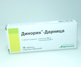 Динорік -Дарниця таблетки вкриті оболонкою №10