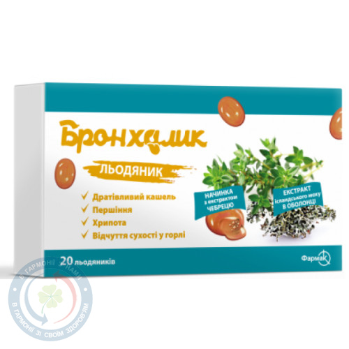 Бронхалік льодяники №20