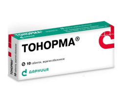 Тонорма таблетки вкриті оболонкою №10