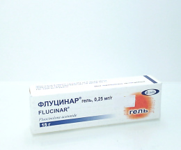 Флуцинар гель 0,025% 15мл