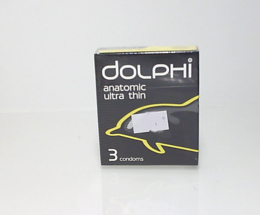 Презерв. Dolphi анатомічні надтонкі №3