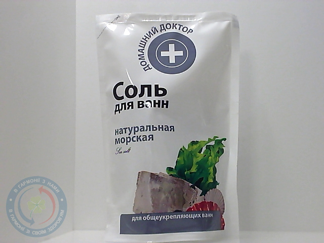 ДД Сіль для ван морська натур. дой-пак 500,0