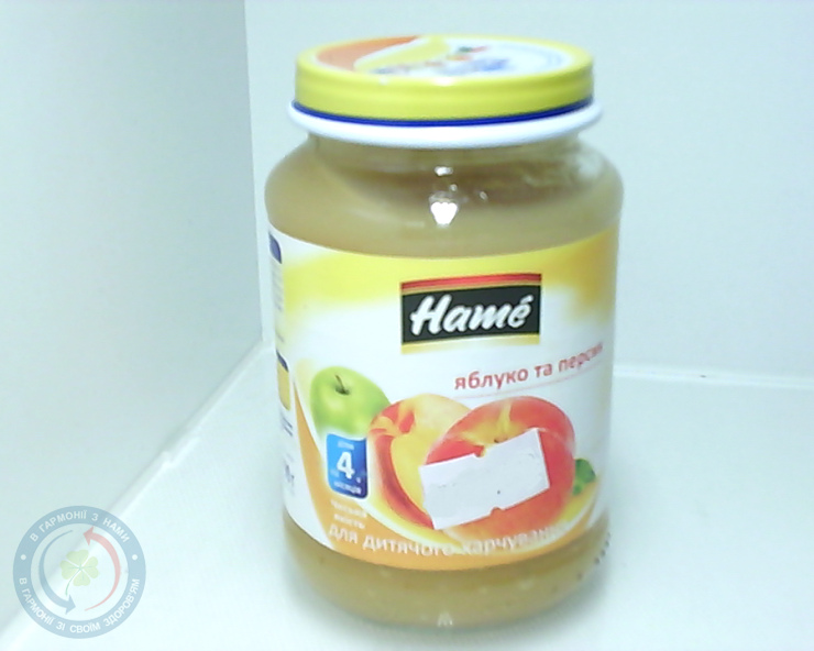 Hame пюре яблуко та персик 190,0
