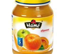 Hame пюре яблуко/абрикос 190г