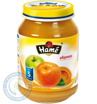 Hame пюре яблуко та абрикос 190,0