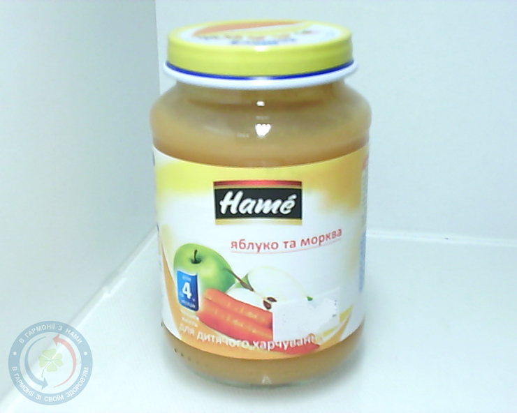 Hame пюре яблуко та морква 190,0