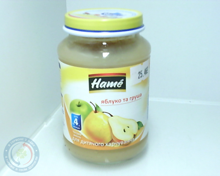 Hame пюре яблуко та груша 190,0