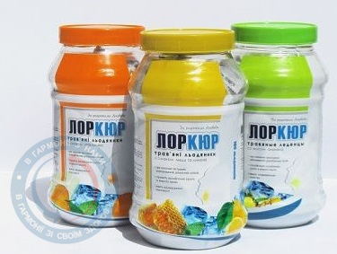 Лоркюр трав. льод.мед/лимон №100
