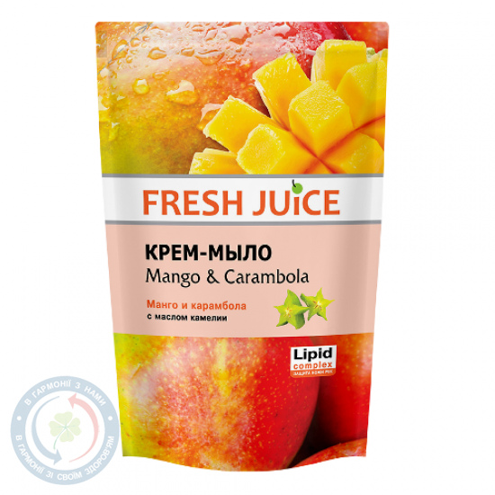 FJ Р.мило дой-пак Mango&Carambola(манго&карамболь) 460мл