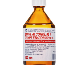 Спирт етиловий розчин зовн. 96% 100мл
