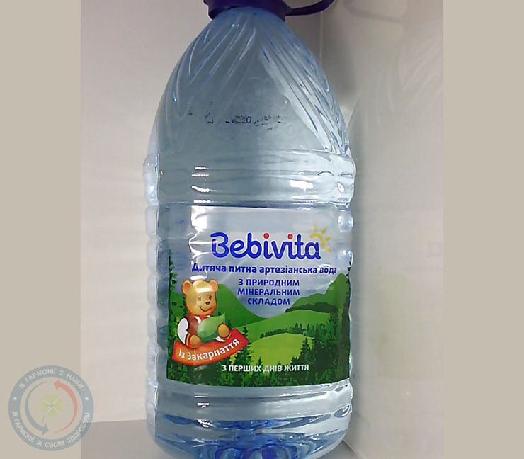 Вода Бебівіта д/дит. харчув. 5л