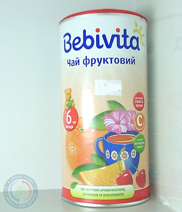 Бебівіта чай фруктовий 200,0 г.