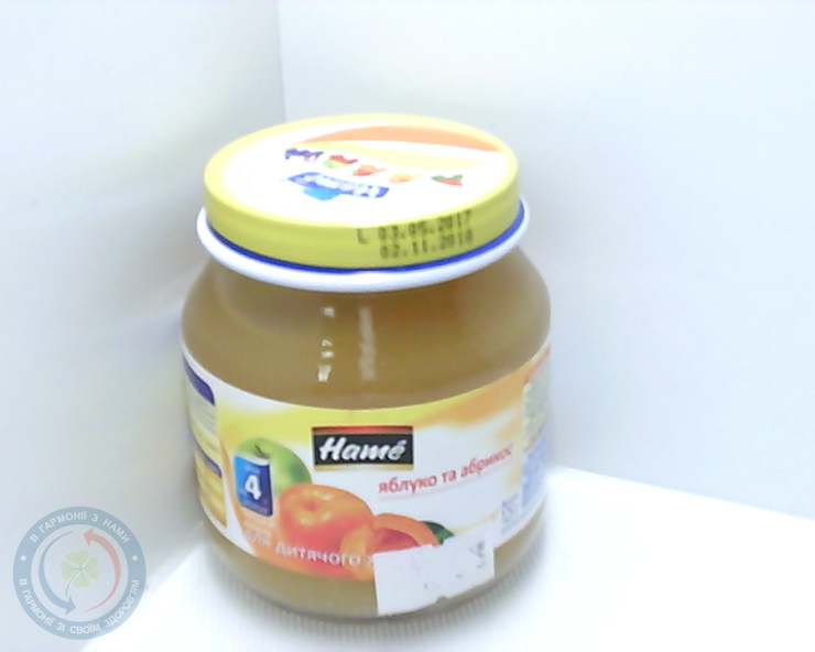 Hame 1400105 пюре яблуко та абрикос 125,0