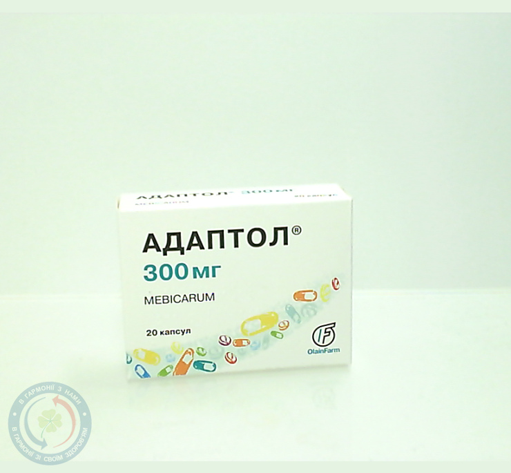 Адаптол капсули 300мг №20