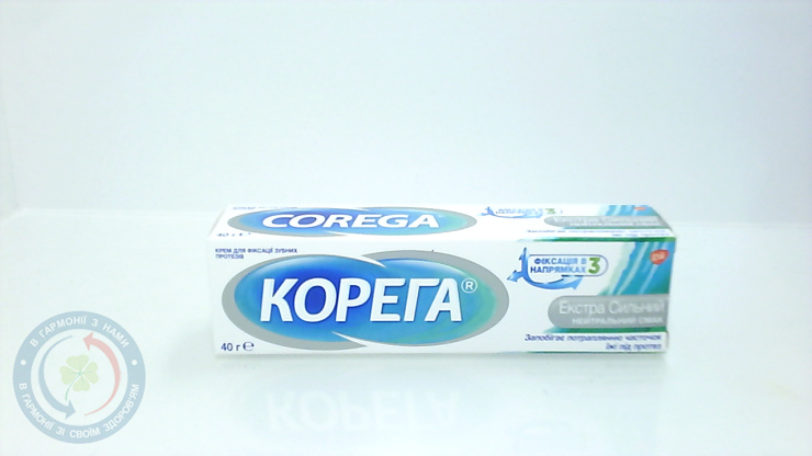 Корега фікс. крем Екстра сильний 40г