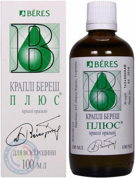 Краплі Береш Плюс фл. 100,0