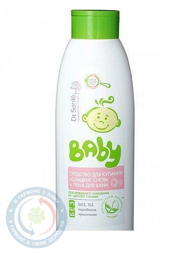 Dr. Sante Baby засіб для купання+піна для ванн дитячий 500м
