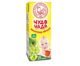 Сік Чудо-Чадо виногр./яблуко slim 200мл