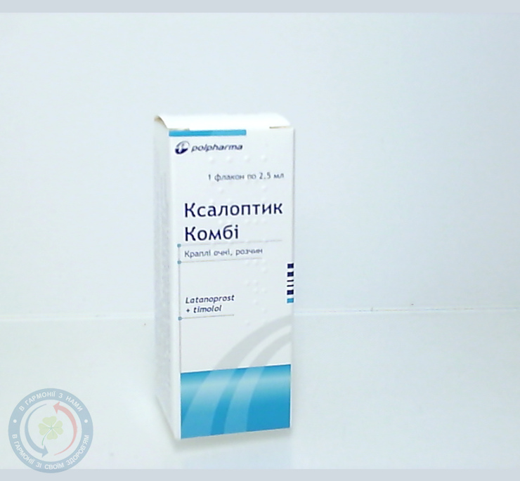 Ксалоптик комбі очні краплі 2,5мл
