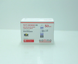 Тест-смужки Gamma MS д/контр.рівня глюкози №50